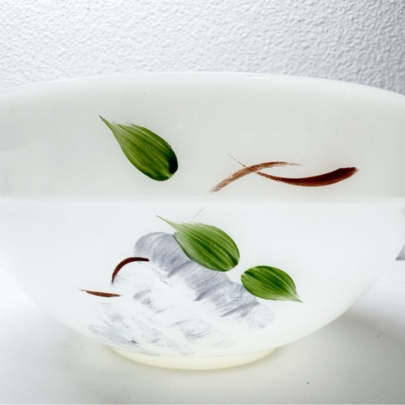 Vintage Fire King Gay Fad Fruit Painted Nesting Bowls - Picture 5 of 14